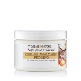 Curl Definition Pudding by Creme of Nature, Butter Blend, Argan Oil, Flaxseed Oil, Anti Frizz, 11.5 Oz