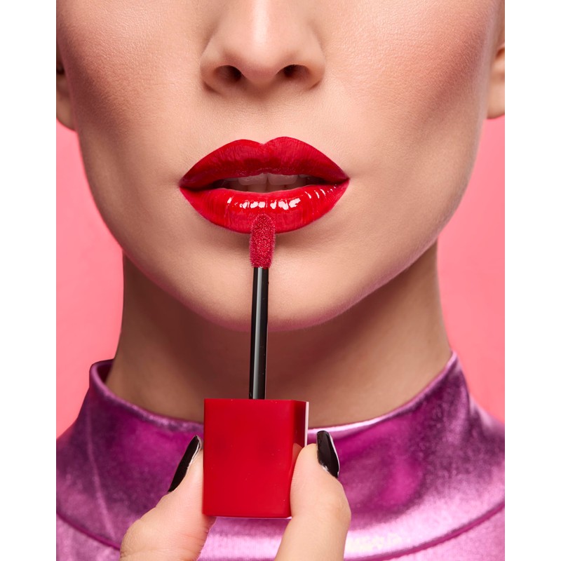 Deborah Milano Super Vinyl Liquid Lipstick No.3 Cherry Pink Intense