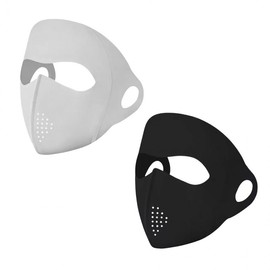 Full-Face Total Protection Mask Black 14ea