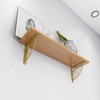 Chstarina Shelf Bracket, Heavy Duty Fan-Shaped, Shelf Bracket, Heavy Duty