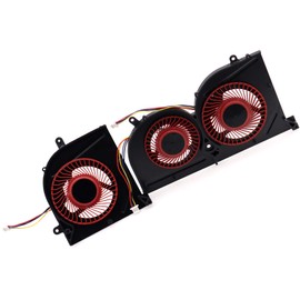 Deal4GO CPU GPU Graphics Cooling Fan Replacement for MSi GS63VR, GS73VR Stealth Pro 6RF 7RF 7RG MS-16K2 MS-17B3