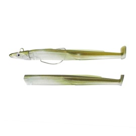 FIIISH - Black Eel - 15 Cm - Combo Off Shore - 20G - Kaki + Spare Kaki - Be1253