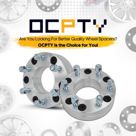 OCPTY 5x135 to 6x5.5 Wheel Adapters for Blackwood for Expedition for F-150 2 inch 12x1.5 Studs 87.1mm Hub Bore Forged for Navigator Wheel Adapters 5 lug 2PCS