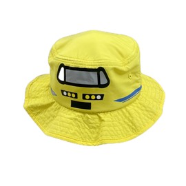 JR 469324 Bucket Hat, Bullet Train Bucket Hat, Boys, yellow, 52.0 cm