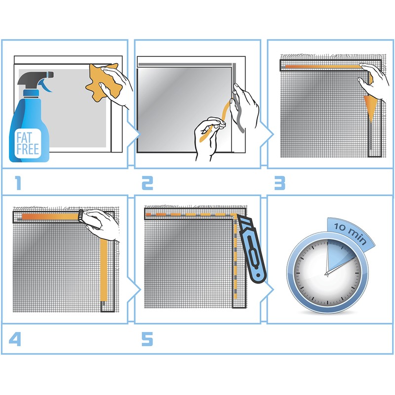 Windhager Mosquito Net, White (White), 150 x 300 cm