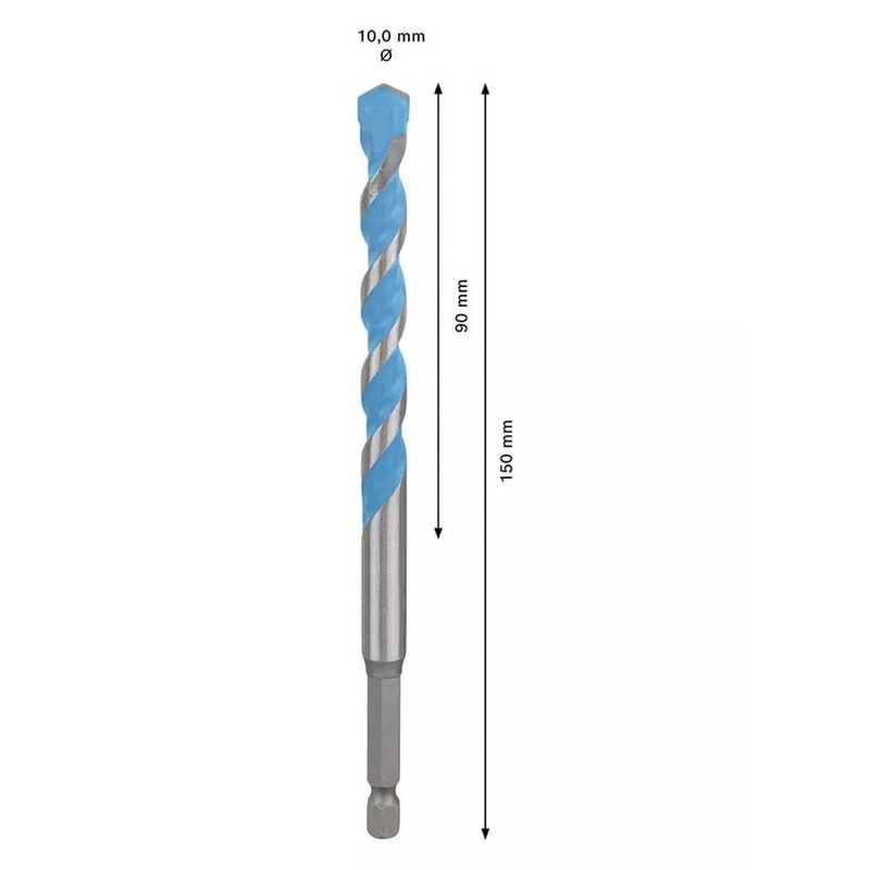 Bosch Professional 1x Expert HEX-9 MultiConstruction Drill Bit (for Concrete,