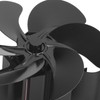 Wood Stove Fan 6 Blades Heat Powered Burning Fireplace Fan
