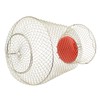 Stainless Steel Foldable Round Portable Fish Shrimp Basket Fishing Net