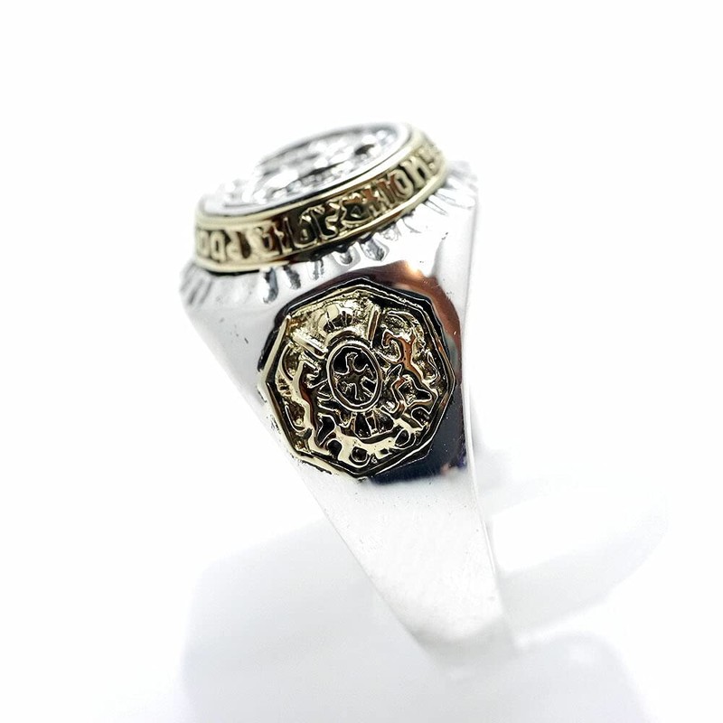 Silver One on Silver 925 Our Lady of Guadalupe Ring
