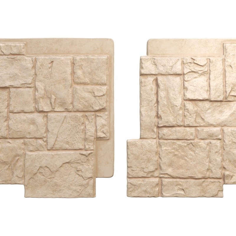 Ekena Millwork PNU24X48CROF EverStone Castle Rock, 49" W x 24