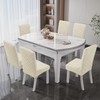 BOGUANG Kitchen Chair CoversDining Chair Cover,Removable Washable Jacquard Parsons Chair