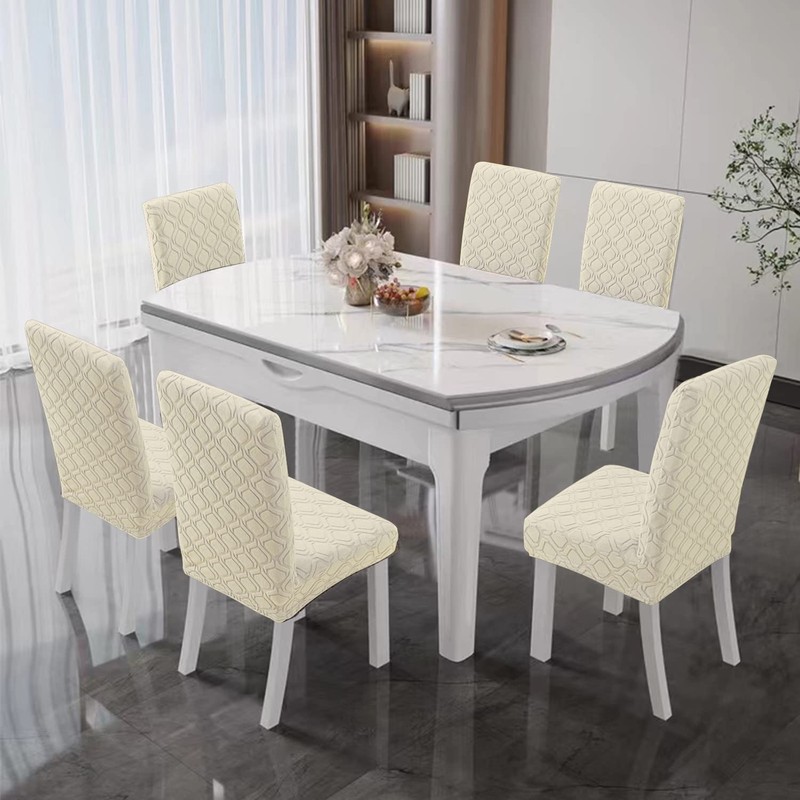 BOGUANG Kitchen Chair CoversDining Chair Cover,Removable Washable Jacquard Parsons Chair
