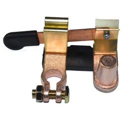 HQRP Top Post Knife Blade Master Switch 12V-48V Battery Disconnect Switch Isolator Power Cut Off for Marine Car Boat RV Truck, 250A, Vertical