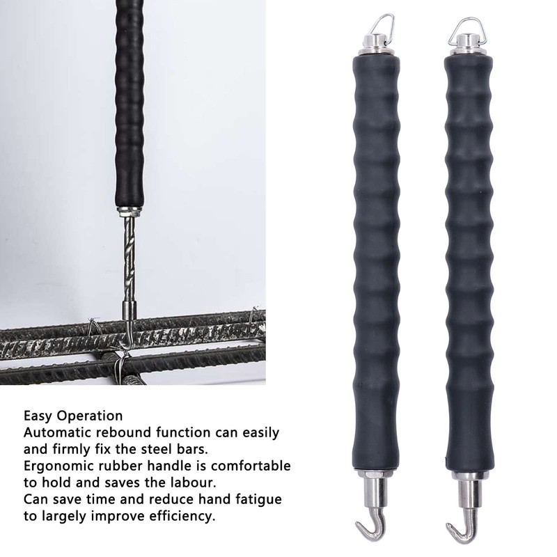 Metal Wire Tie Tool, 2Pcs Rebar Tire Wire Tool 30cm