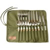 Kuuupiii Cutlery Set, For 4 People, 21-Piece Set, Camping, Outdoors,