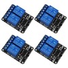 GTIWUNG Pack of 4 2 Channel Relay Module 12 V