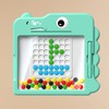 Magnetic Doodle Board Dinosaur Shape Dust Free Dot Art Preschool