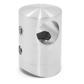 Cosch Edelstahl Premium Cross Bar Holder Stainless Steel Connection Diameter 33.7 mm for 12 mm Round Rods Bar Holder Rail Holder Truss Holder Diameter 33.7 mm Pack of 10