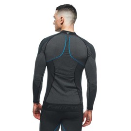 Dainese Dry LS, Maglia Termica Moto, Uomo, Nero/Blu, XL/X