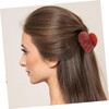 Minkissy Heart Claw Clip for Women No Crease Hair Clips