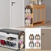 DEYILIAN Wall Mounted Shoes Rack 4 Pack, Hanging Shoe Organizer,