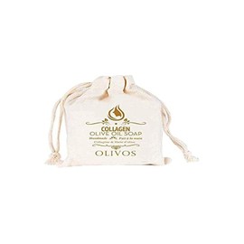 Olivos Collagen Olive Oil Soap in Canvas Bag 150 G 5.3 Oz