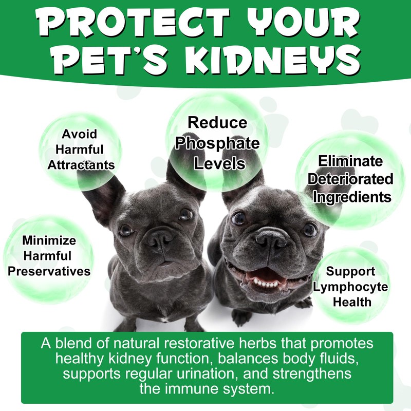 Kidney Support for Dogs - Kidney Support Supplement, Supports Immune,