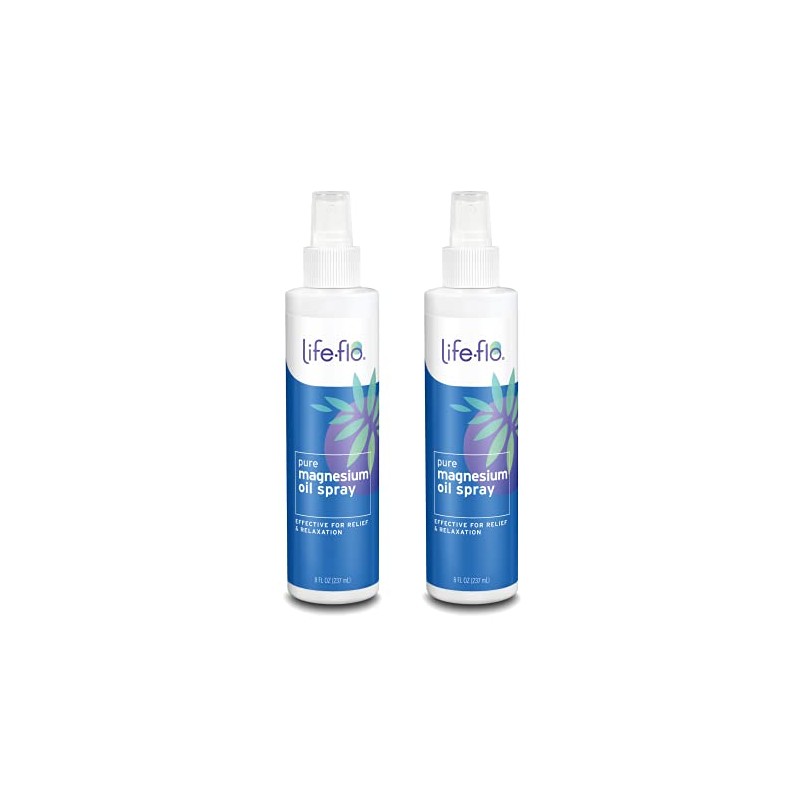 Life-Flo Health Care Pure Magnesium Oil, 2 Count