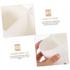 GLEAVI Compartment Cotton Pad Box Lidded Storage Organizer for Bathroom