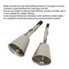 VGEBY 2pcs Fishing Rod Clamp Warning Bell Metal Iron Plating