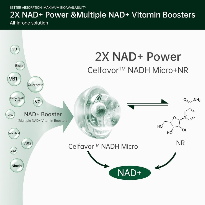 Celfull NAD+ 17-in-1 - 3,000mg - 60 capsules