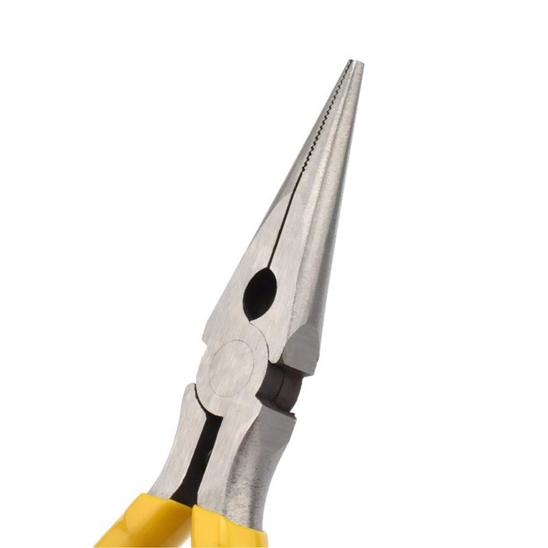 Spring Loaded Needle Nose Pliers 5 Inch Precision Long Reach