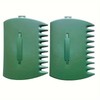 Leaf Scoop Hand Rake, Large Plastic Garden Grabber for Picking