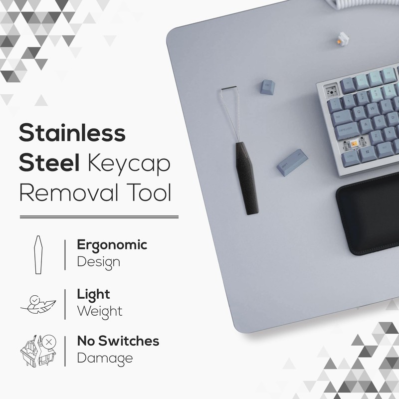 Qisan Stainless Steel Keycap Puller & Switch Puller for Mechanical