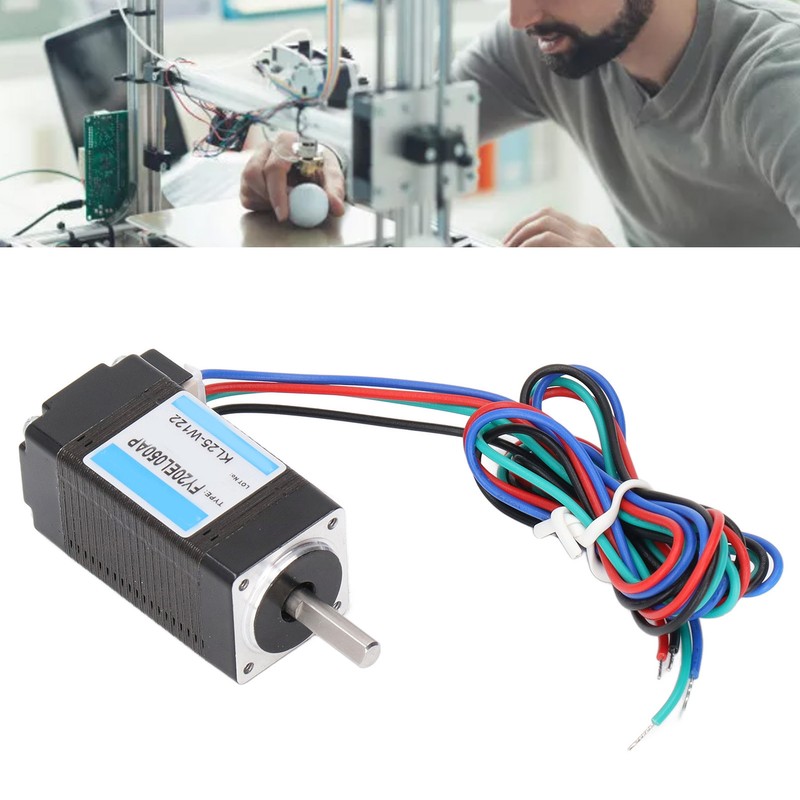 Stepper Motor 2 Phase 20mm 0.5A 1.8° Step Angle 4