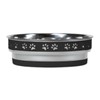 Loving Pets Corsa Pet Bowl for Dogs, Small, Stealth Black