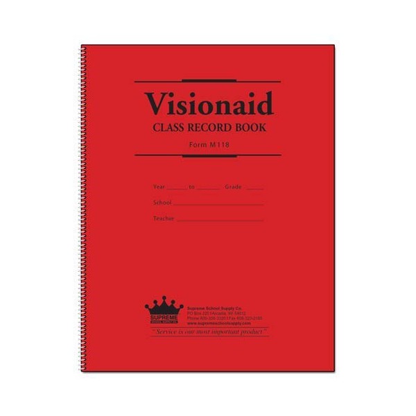 Visionaid Class Record Book