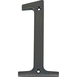 Distinctions 843241 4" Flush Mount Bronze House Number 1