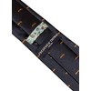Frederick Thomas navy men-s tie with canoe kayak embroidered design