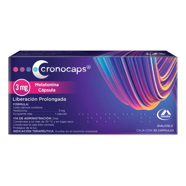 Medix Cronocaps 3 Mg 30 Cápsulas