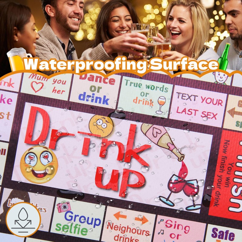 COZZIYCUL Interactive Drinking Board Games for Adults Included Instructions Funny