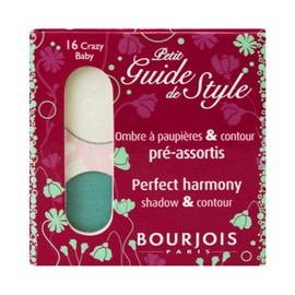 Bourjois Perfect Harmony eyeShadow & Contour 16 Crazy Baby white and green by Petit Guide de Style