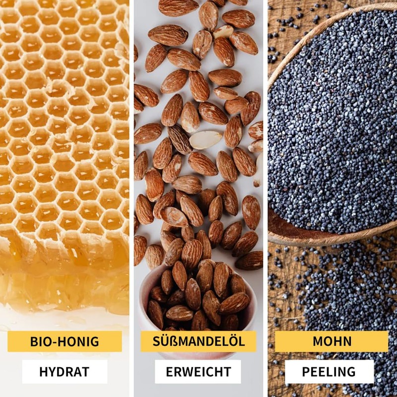 Bee Nature - Organic Honey Soap with Soap Dish Biodegradable