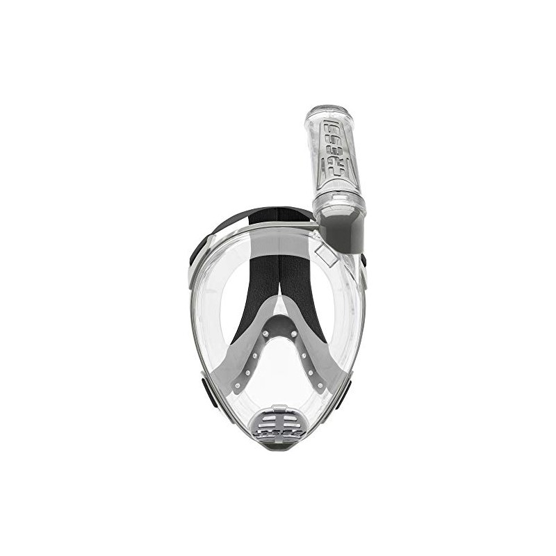 Cressi Duke Adults Full Snorkelling Mask, silver, m/l