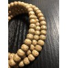 9×7mm Natural Star & Moon Bodhi Prayer Golden Beads Mala