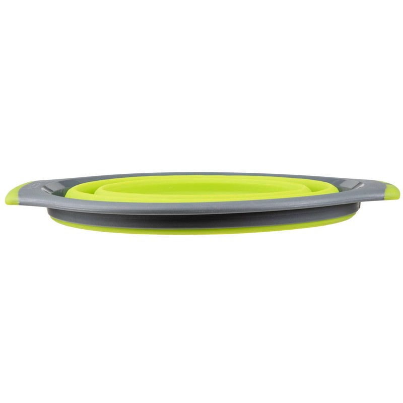 PREPWORKS Kitchen Tool Collapsible Colander, 3 Quart, Green
