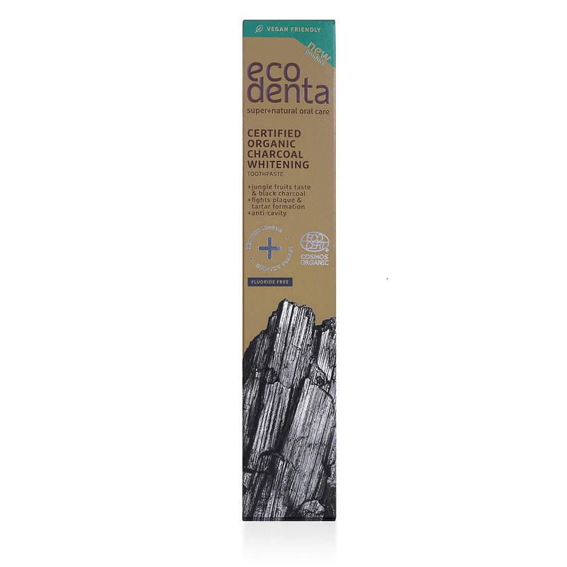 Ecodenta Activated Carbon Toothpaste Without Fluoride Black Toothpaste Black Whitening