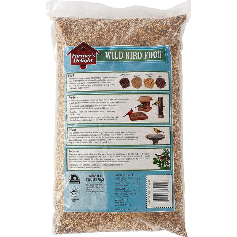 Wagner's 53002 Farmer's Delight Wild Bird Food with Cherry Flavor,