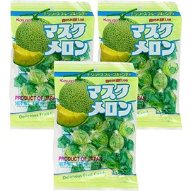 Kasugai Muskmelon Candy 4.62oz (3 Pack)