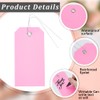 SOFPLATE Pack of 100 Pink Waterproof Labels Blank Shipping Labels